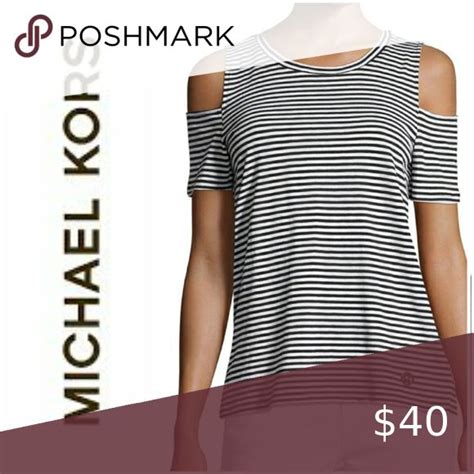 michael kors striped cold shoulder|Michael Kors shoulder strap replacement.